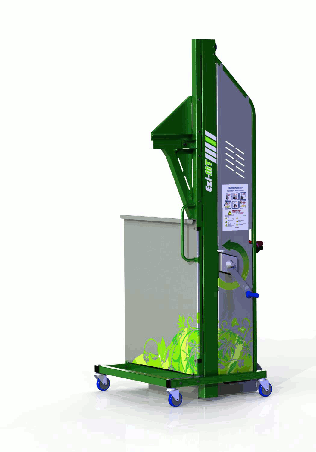 EziMT The environmentally friendly lightduty tipper for bins up to