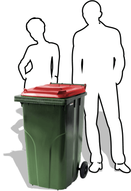 Simpro 240L Wheelie Bin