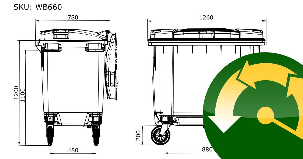 Wheelie Bin Dimensions