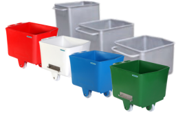 Simpro supplies a range of handling equipment to suit food-grade DIN9797 Eurobins, including stainless steel bin lifters, stackers, scales and wash frames. Eurobin Ecosystem
