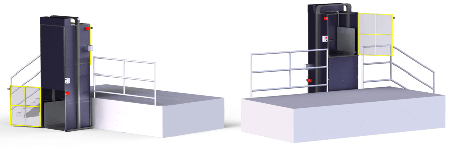 Hylifta provides a simple, safe and cost effective method of transferring bulk goods or product batches across different production levels